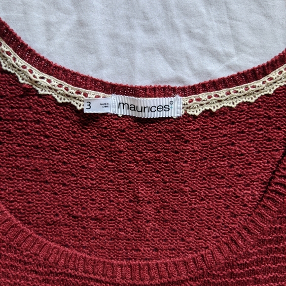 Maurices Long Sleeve Sweater / Top - Picture 3 of 3
